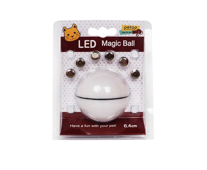 LED Laser Cat Toy - Electronic Rolling Pet Ball for Cats