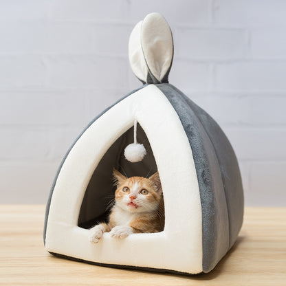 Cat House Villa | Cozy Cat Bed & Dog Kennel - AlexthePet