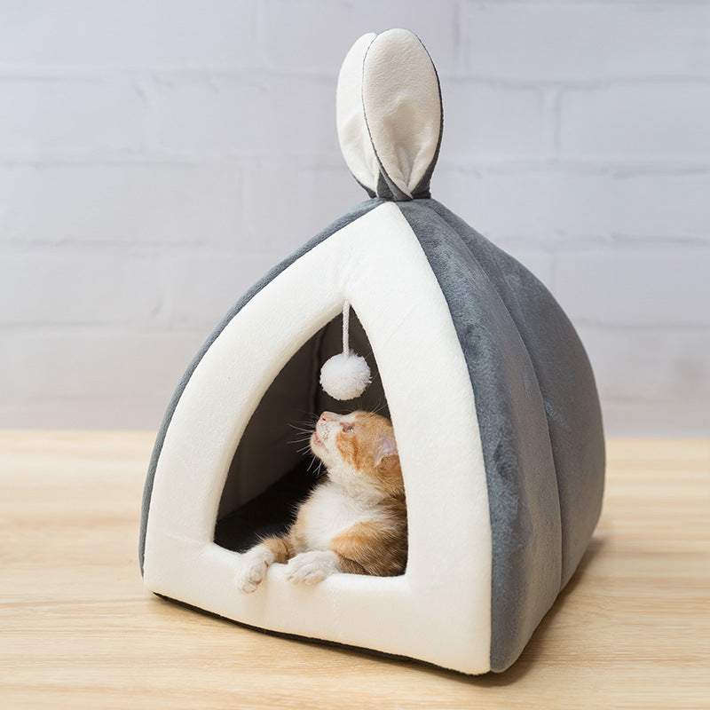 Cat House Villa | Cozy Cat Bed & Dog Kennel - AlexthePet