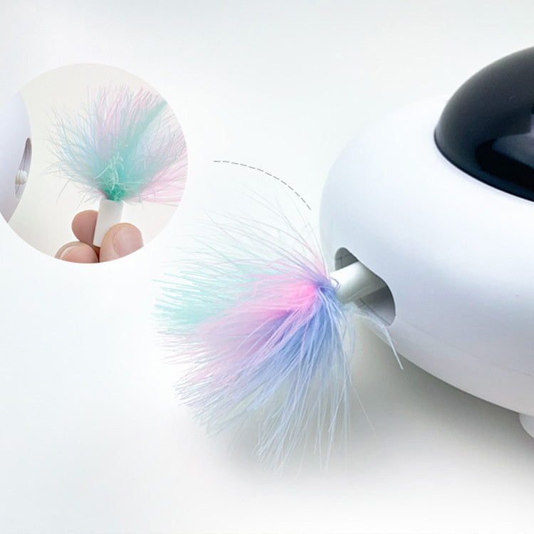 Pet Toy Flying Saucer | Gravity UFO Smart Teaser Cat Toy