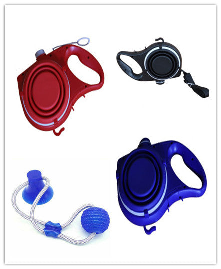 Pet Supplies With Water Bottle, Cup, Pet Rope-Alexthepet.com