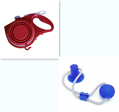 Pet Supplies With Water Bottle, Cup, Pet Rope-Alexthepet.com