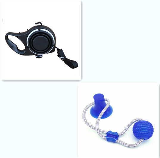 Pet Supplies With Water Bottle, Cup, Pet Rope-Alexthepet.com