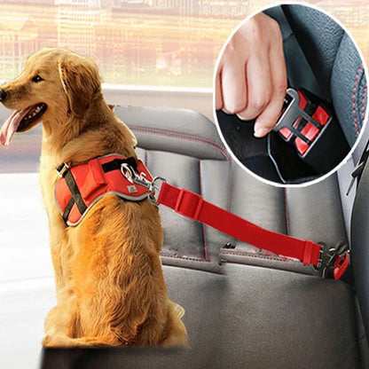 Adjustable Pet Car Seat Belt - Safe Pet Travel Accessories