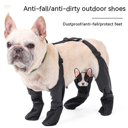 Waterproof Dog Shoes - Adjustable & Breathable Pet Boots CA