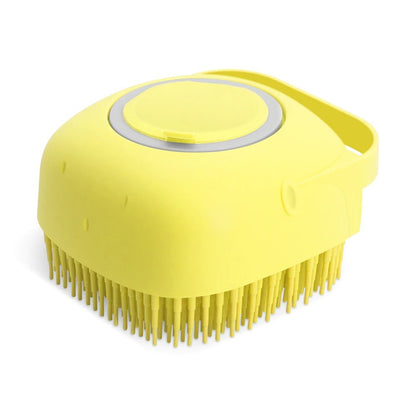 Pet Massager Brush Cat: Silicone Grooming & Bathing Tool