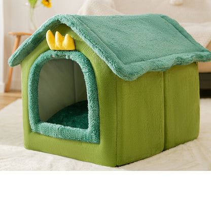 Foldable Dog House - Warm Winter Kennel & Pet Bed Canada