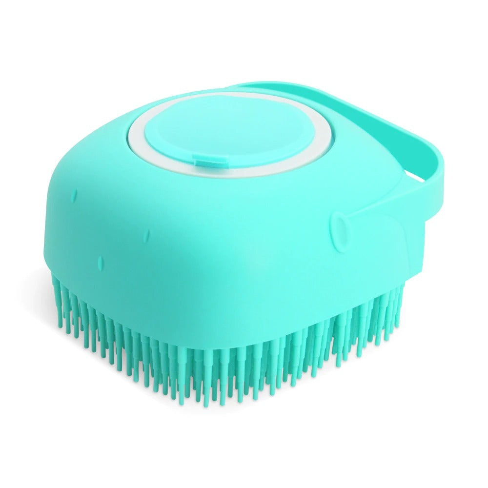 Pet Massager Brush Cat: Silicone Grooming & Bathing Tool