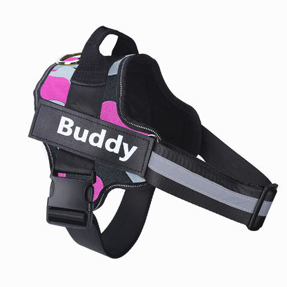 Personalized Dog Harness - No Pull, Reflective, Adjustable