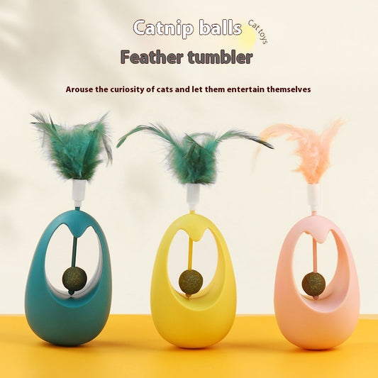 Catnip Ball Tumbler Cat Teaser Molar Cat Toy-Alexthepet.com