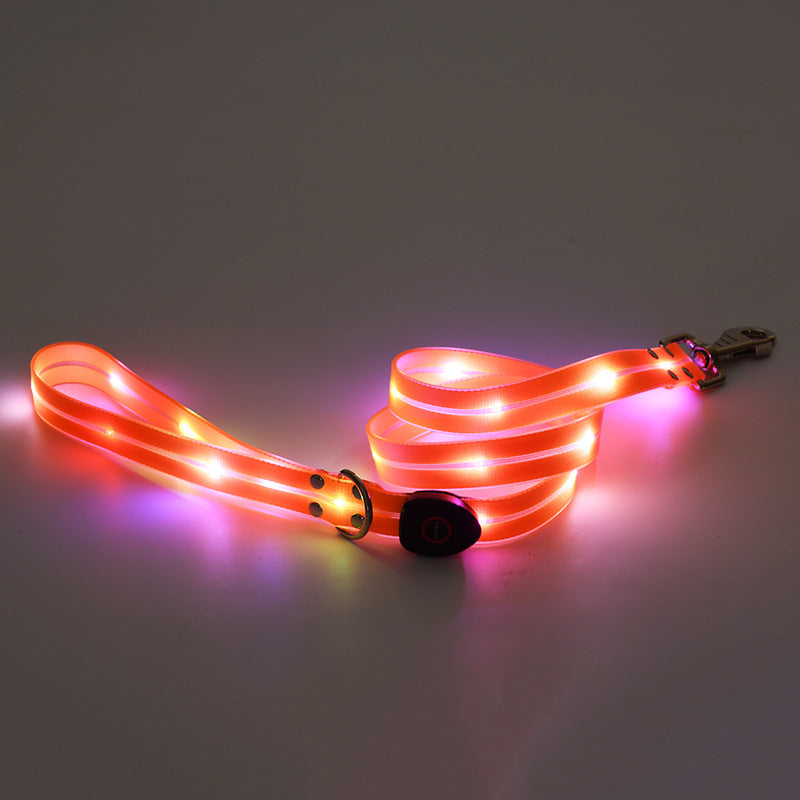 LED Luminous Collar - Rechargeable Nylon Pet Collar Canada