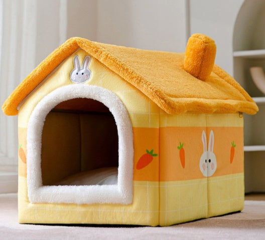 Foldable Dog House - Warm Winter Kennel & Pet Bed Canada