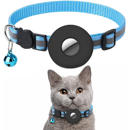 Airtag Pet Collar - Reflective, Adjustable, Bell for Pets