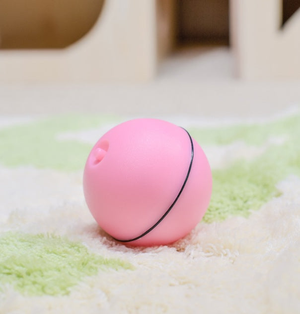 LED Laser Cat Toy - Electronic Rolling Pet Ball for Cats