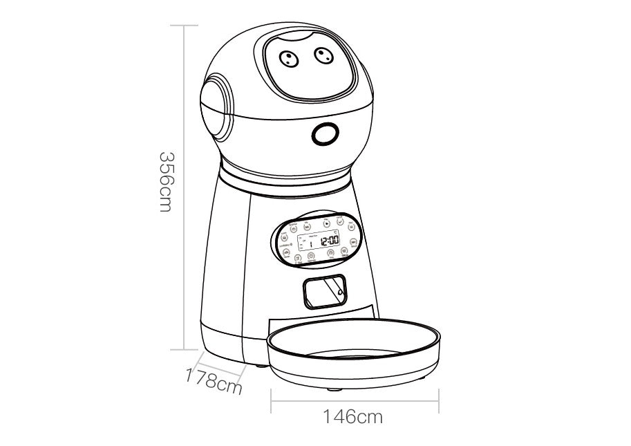 Automatic pet feeder-Alexthepet.com