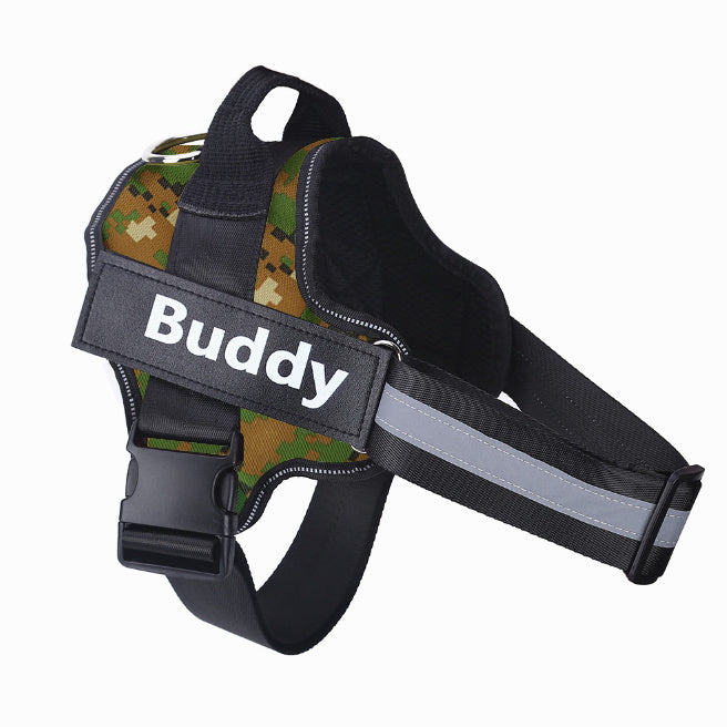 Personalized Dog Harness - No Pull, Reflective, Adjustable