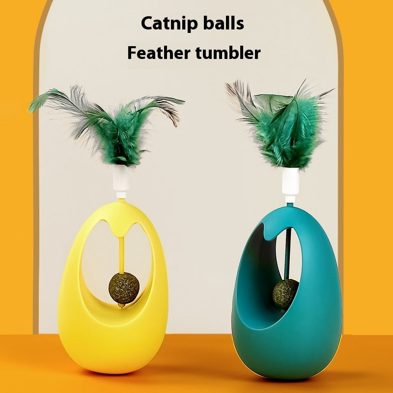 Catnip Ball Tumbler Cat Teaser Molar Cat Toy-Alexthepet.com