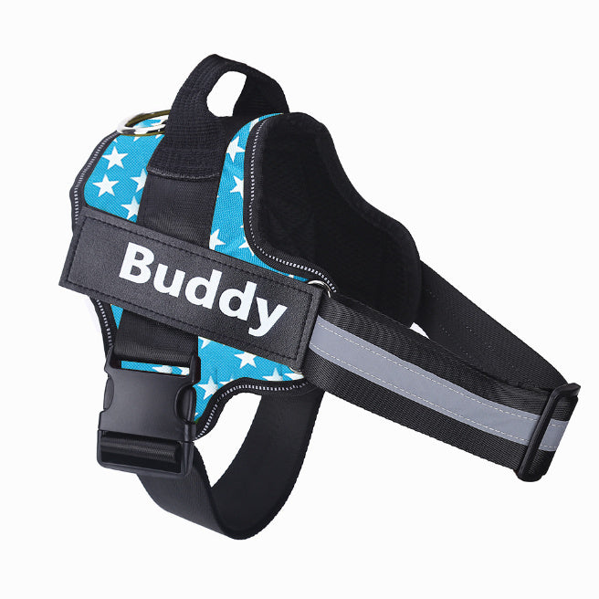 Personalized Dog Harness - No Pull, Reflective, Adjustable