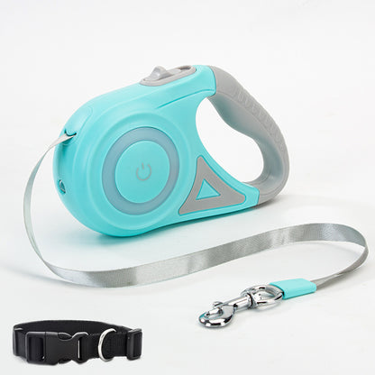 Dog Leash - Retractable & Collar Set for Small/Medium Dogs