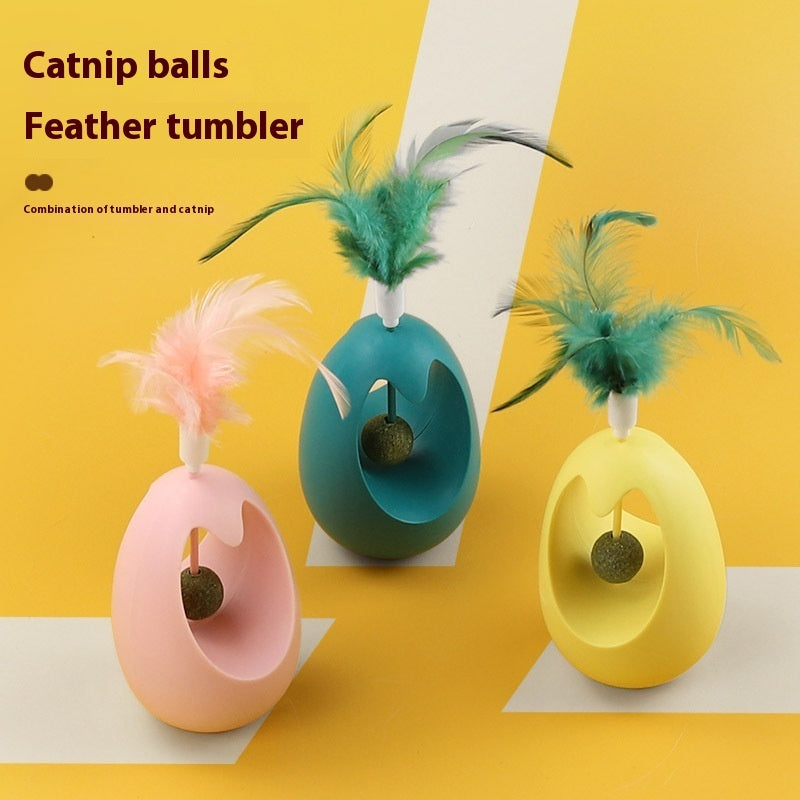 Catnip Ball Tumbler Cat Teaser Molar Cat Toy-Alexthepet.com