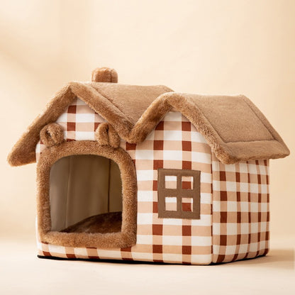 Foldable Dog House - Warm Winter Kennel & Pet Bed Canada