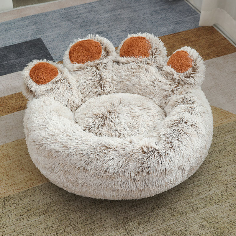 Plush Cathouse & Doghouse Pet Bed - Winter Warm Hand-Shaped