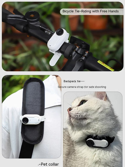 Pet Collar Camera: Wireless Indoor & Outdoor Recording