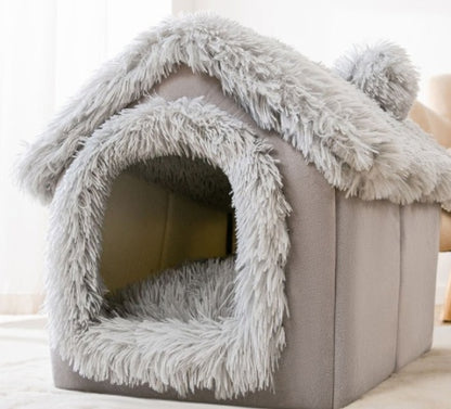 Foldable Dog House - Warm Winter Kennel & Pet Bed Canada