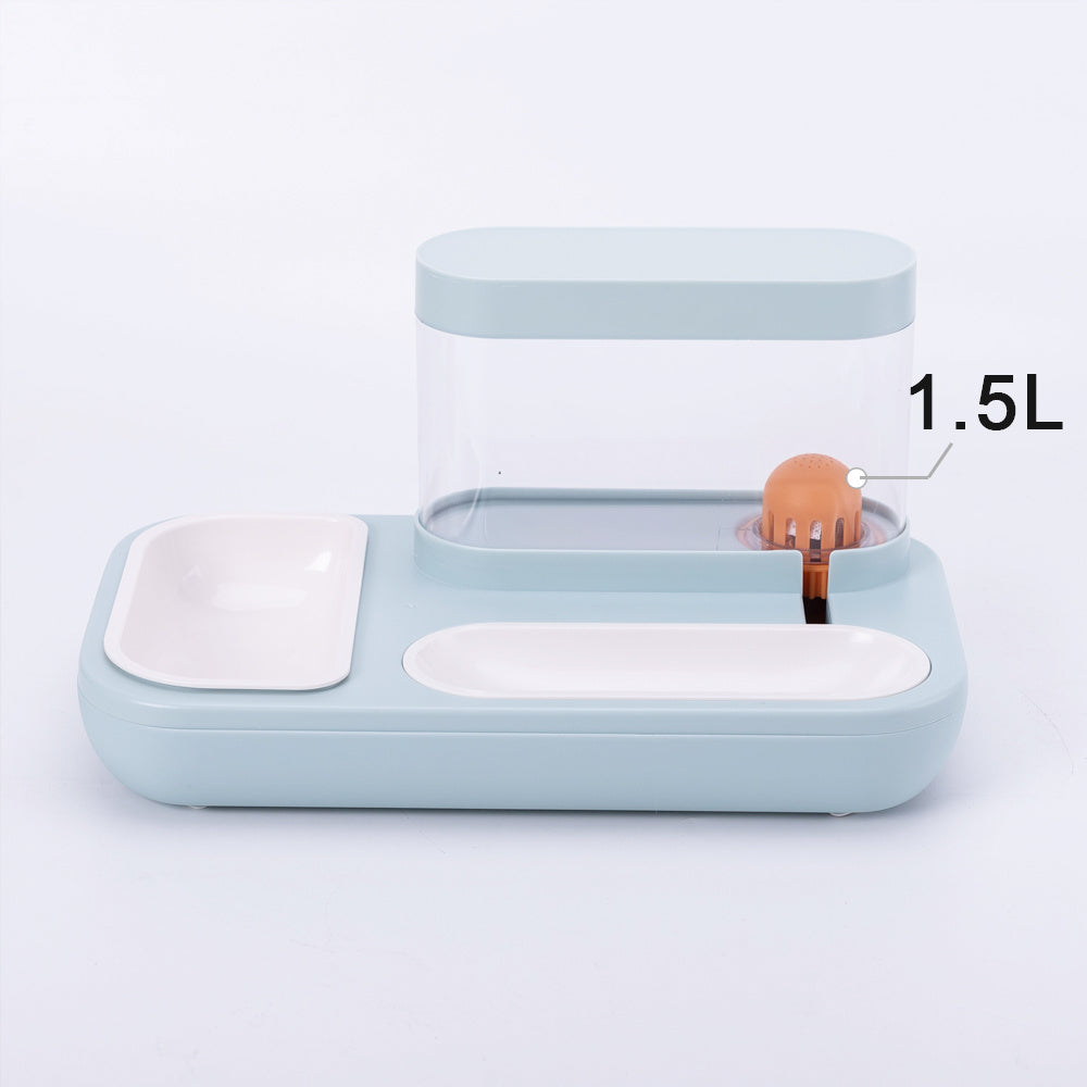 automatic pet cat feeder water dispenser-Alexthepet.com