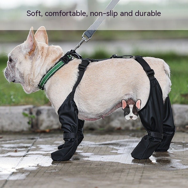 Waterproof Dog Shoes - Adjustable & Breathable Pet Boots CA