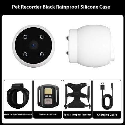 Pet Tracker Collar - Motion Recording Camera for Dogs & Cats