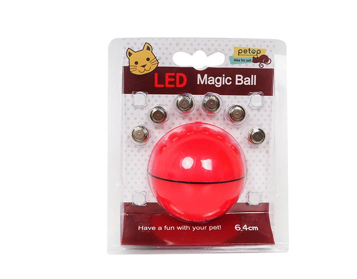 LED Laser Cat Toy - Electronic Rolling Pet Ball for Cats