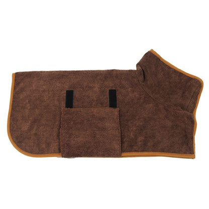 Absorbent Pet Bathrobe | Microfiber Waist Wrap | AlexThePet