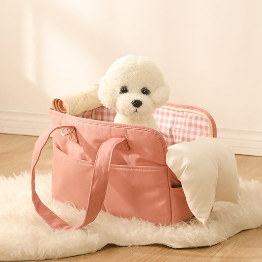 Cotton Pet Bag - Large Capacity Carrier for Dogs & Cats 