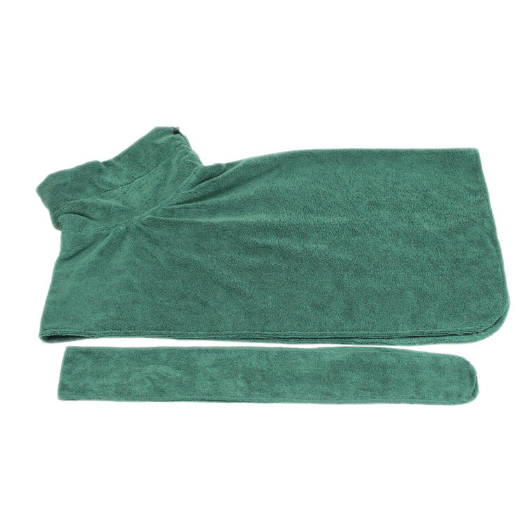 Absorbent Pet Bathrobe | Microfiber Waist Wrap | AlexThePet