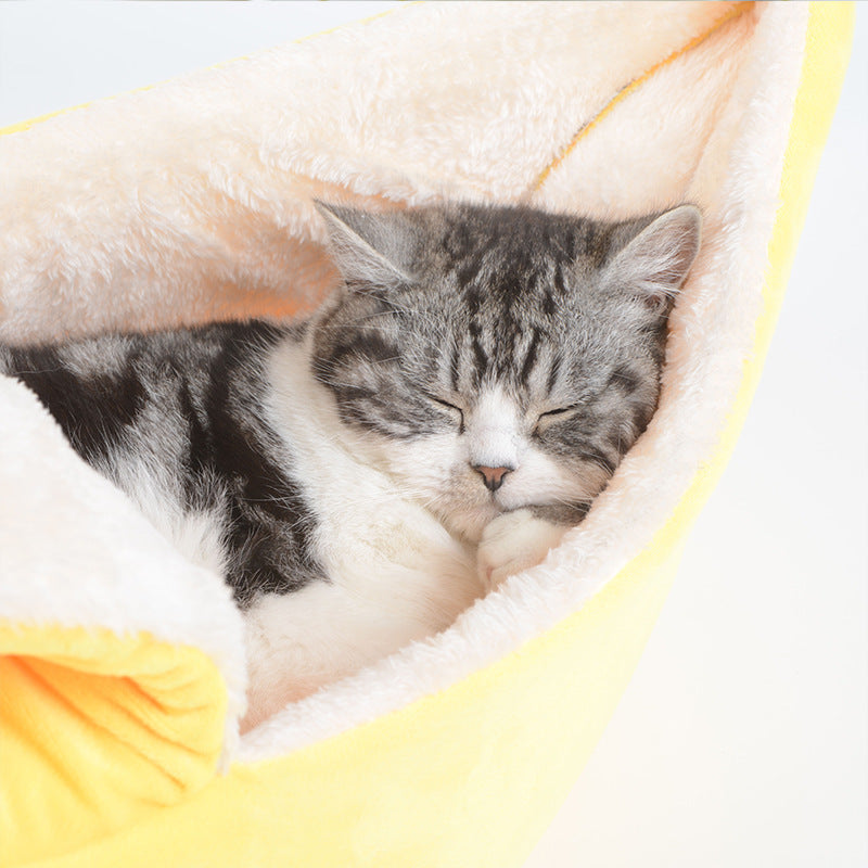 Removable and Washable Cat Bed - Cozy Nest for Pets 