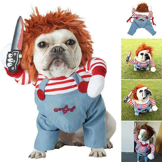 Halloween Pet Costume | Funny & Scary Dog Cosplay Outfit CA