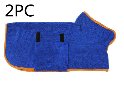 Absorbent Pet Bathrobe | Microfiber Waist Wrap | AlexThePet