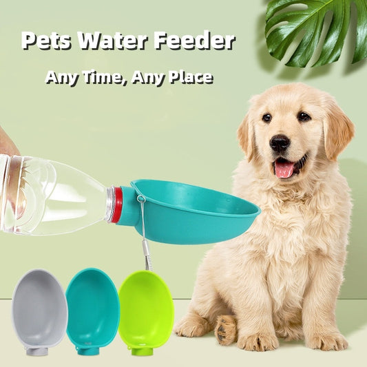 Portable Dog Drinking Bowl for Outdoors