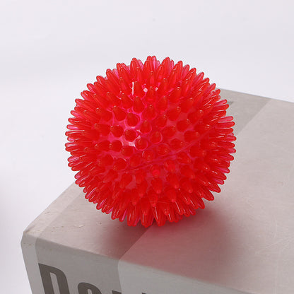 TPR Toy Spiky Ball Sounding Dog-Alexthepet.com