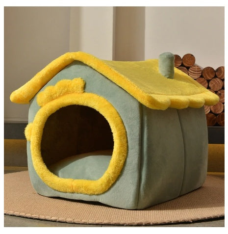 Foldable Dog House - Warm Winter Kennel & Pet Bed Canada