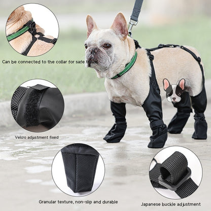 Waterproof Dog Shoes - Adjustable & Breathable Pet Boots CA