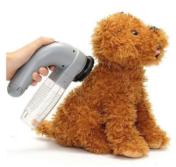 Electric Pet Hair Vacuum - Portable Massage & Cleaning Tool