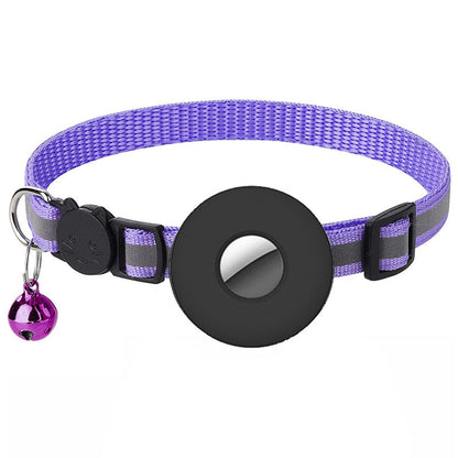 Airtag Pet Collar - Reflective, Adjustable, Bell for Pets