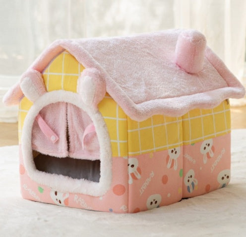 Foldable Dog House - Warm Winter Kennel & Pet Bed Canada